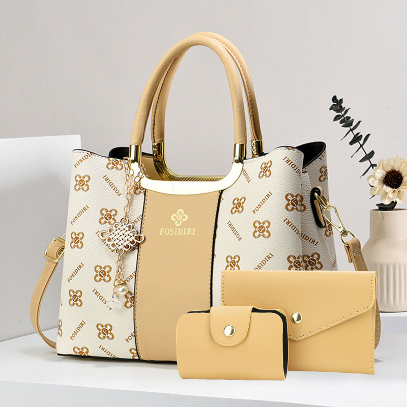 Luxury Bags With Zipper - 여성용 라이트 럭셔리 하이엔드 프린트 핸드백,