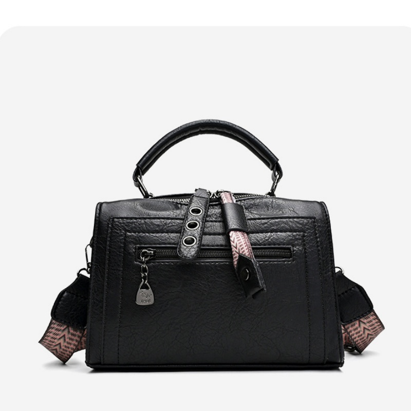 Structured Handbag Top Handle - 보스턴 스타일의 구조적인 핸드백, 탑 핸들과