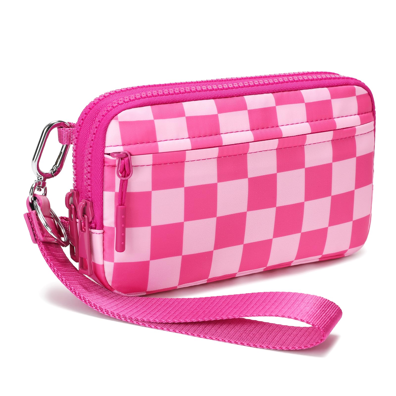 Wristlet Wallet Zipper - [도요기 손목지갑] 도요기 체크무늬 크로스바디백 여성용