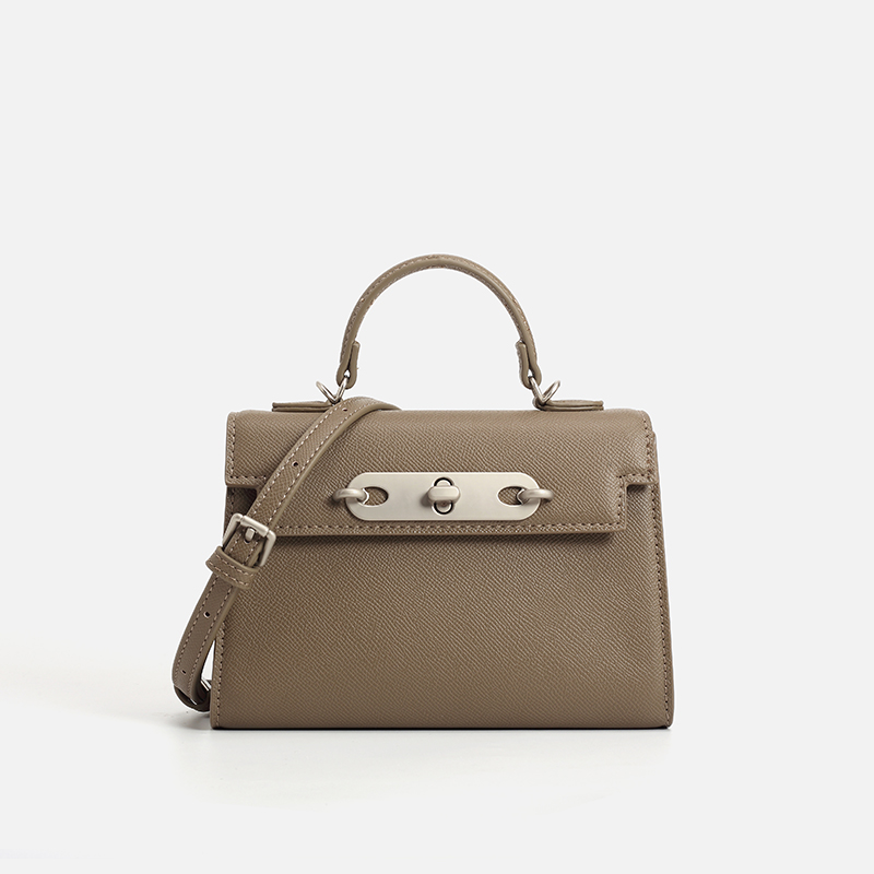 Structured Handbag Top Handle - 여성 토프 사피아노 레더 탑 핸들백