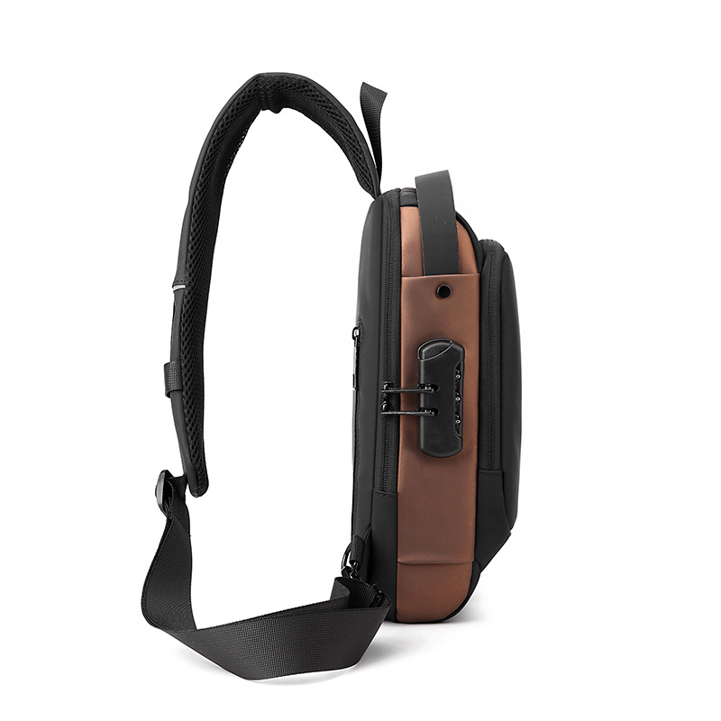 남성용 새로운 체스트 백 크로스바디 백 방수 USB 숄 - Luxury Bags Sling 리뷰 및 가격