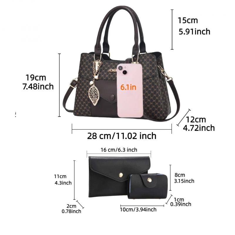 고급스러운 질감의 대용량 통근용 토트백, 컬러 블록 디 - Luxury Bags With Zipper 리뷰 및 가격