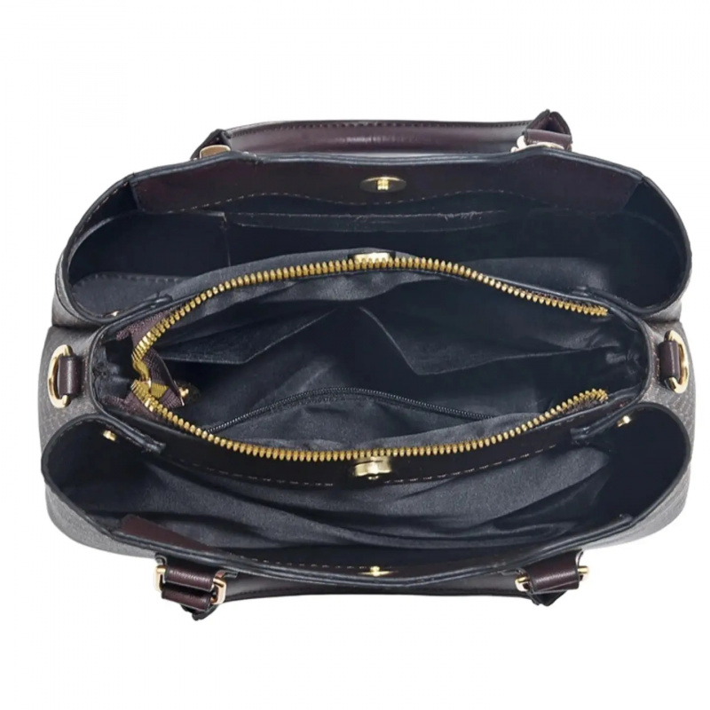 고급스러운 질감의 대용량 통근용 토트백, 컬러 블록 디 - Luxury Bags With Zipper 리뷰 및 가격