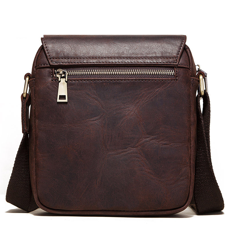 빈티지 크레이지 호스 가죽 남성 메시지 가방, 최고 품 - Luxury Bags Sling 리뷰 및 가격