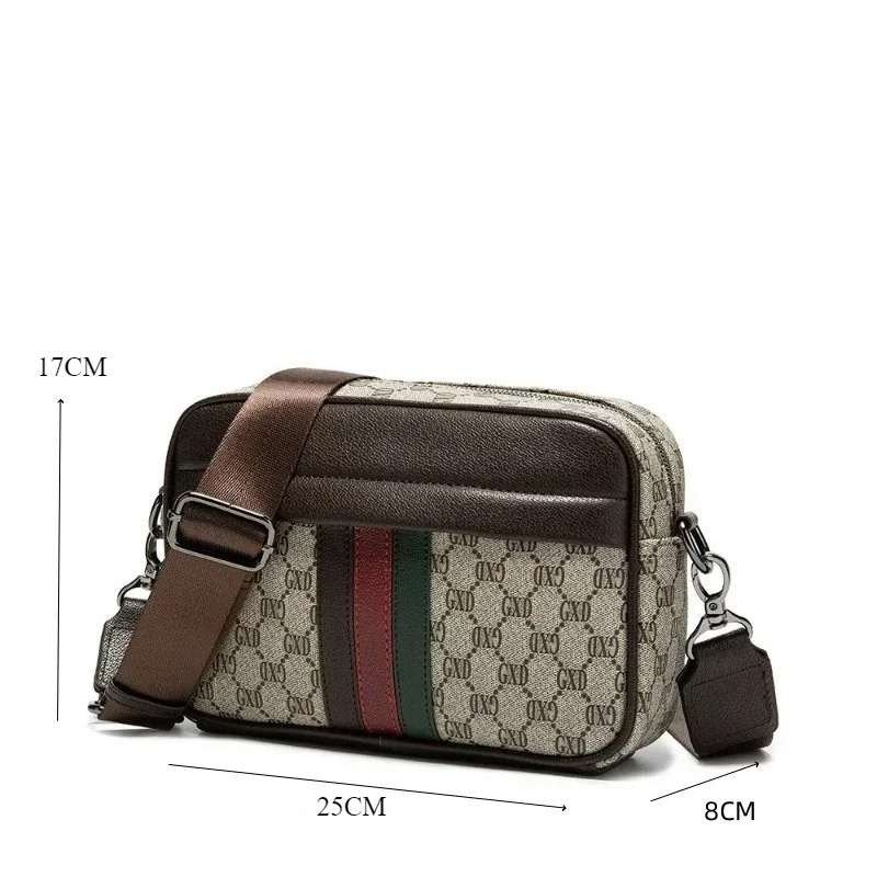 패션 스트라이프 남성 크로스백 명품 레터 프린트 크로스 - Luxury Bags Sling 리뷰 및 가격