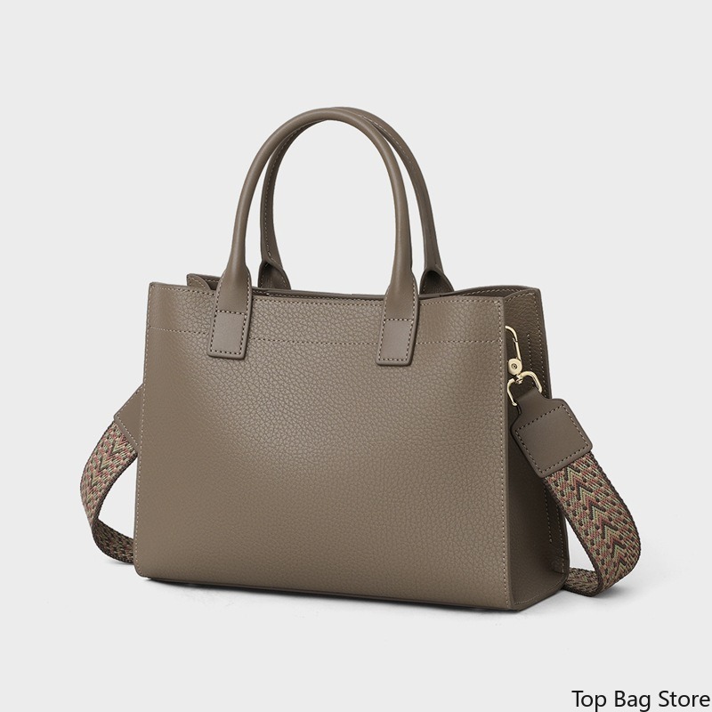 여성용 정품 가죽 새첼 백, 탑 핸들 로고 없는 구조적 - Structured Handbag Top Handle 리뷰 및 가격