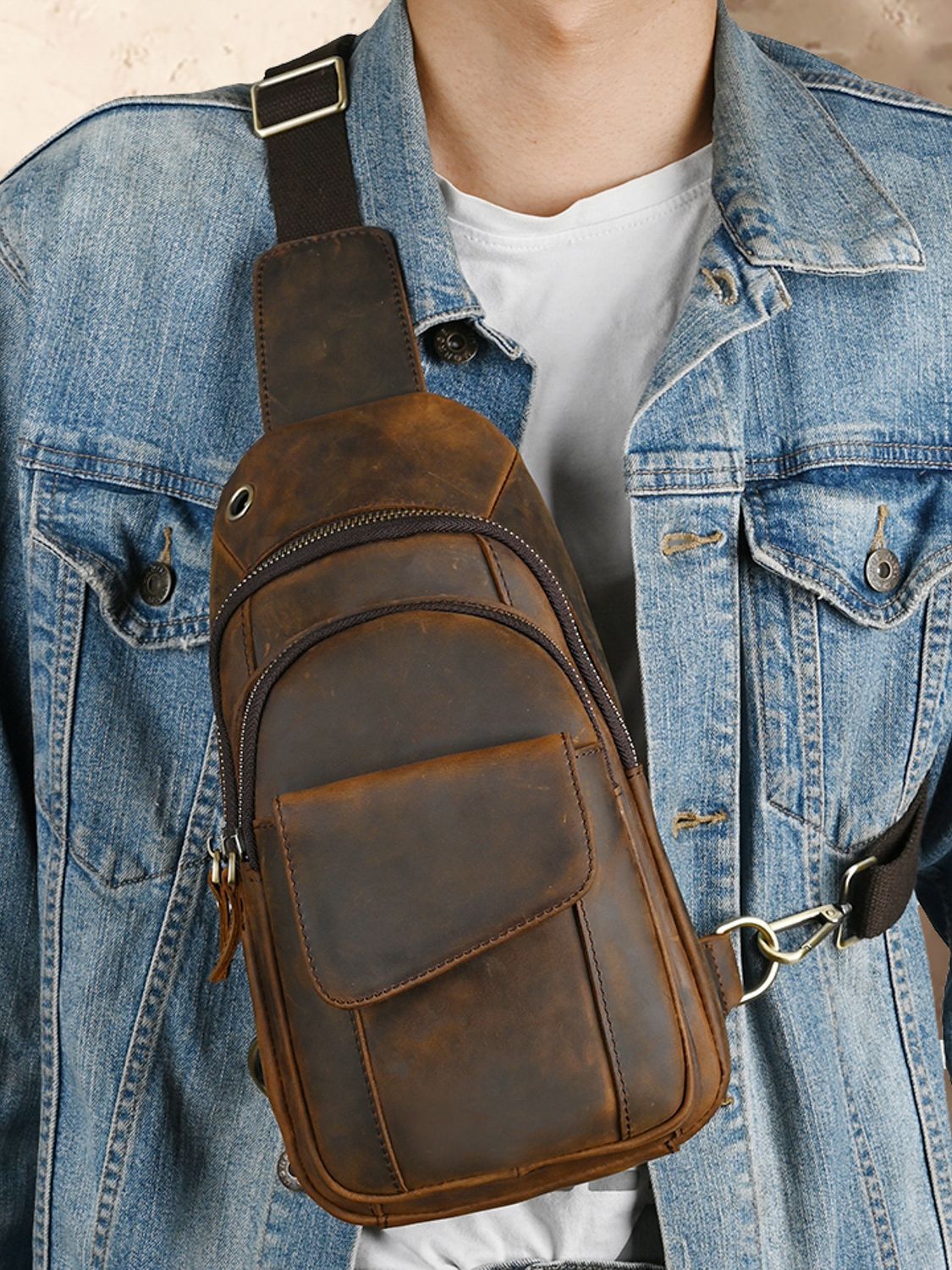 디자이너 럭셔리 다기능 남성 가슴 가방 대용량 야외 남 - Luxury Bags Sling 리뷰 및 가격