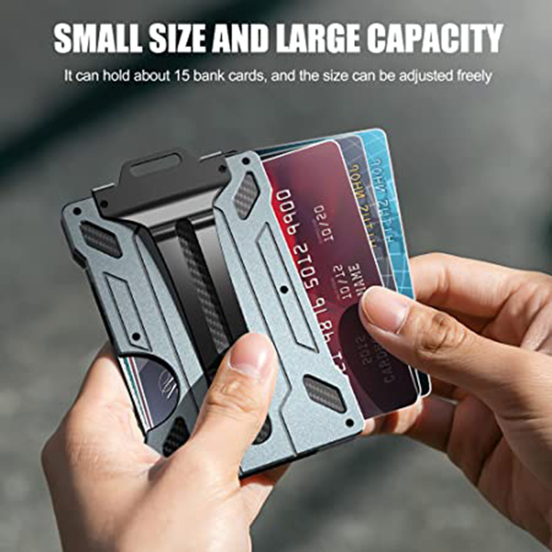 RFID 패션 카드 지갑 신용카드 홀더 다중 카드 슬롯 - Wristlet Wallet Zipper 리뷰 및 가격