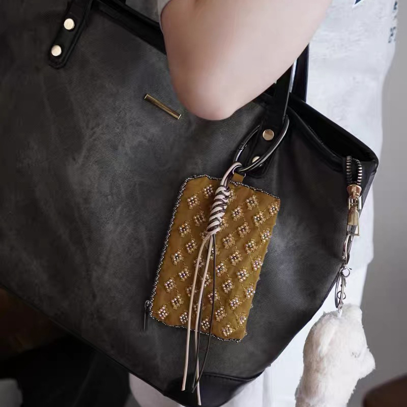 여성용 한국식 캐주얼 미니 액세서리 참 백 고급 디자이 - Luxury Bags With Zipper 리뷰 및 가격