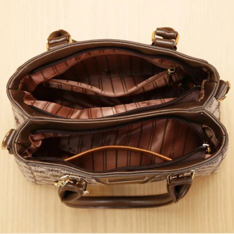 라이트 럭셔리 하이엔드 레터 프린트 핸드백, 패셔너블하 - Luxury Bags With Zipper 리뷰 및 가격