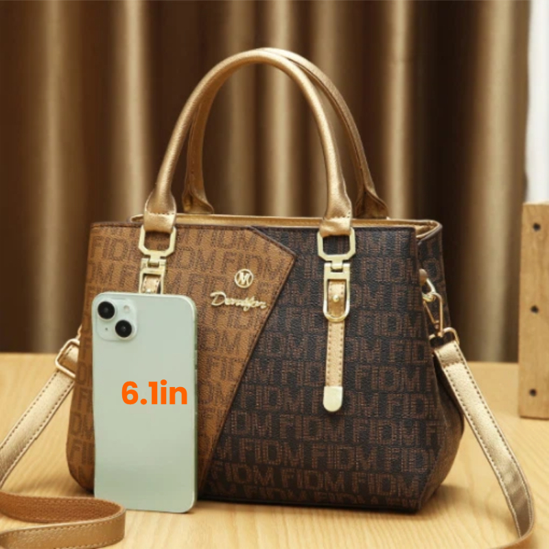 3피스 여성 가방 세트, 고급 프리미엄 가죽 프린트 여 - Luxury Bags With Zipper 리뷰 및 가격