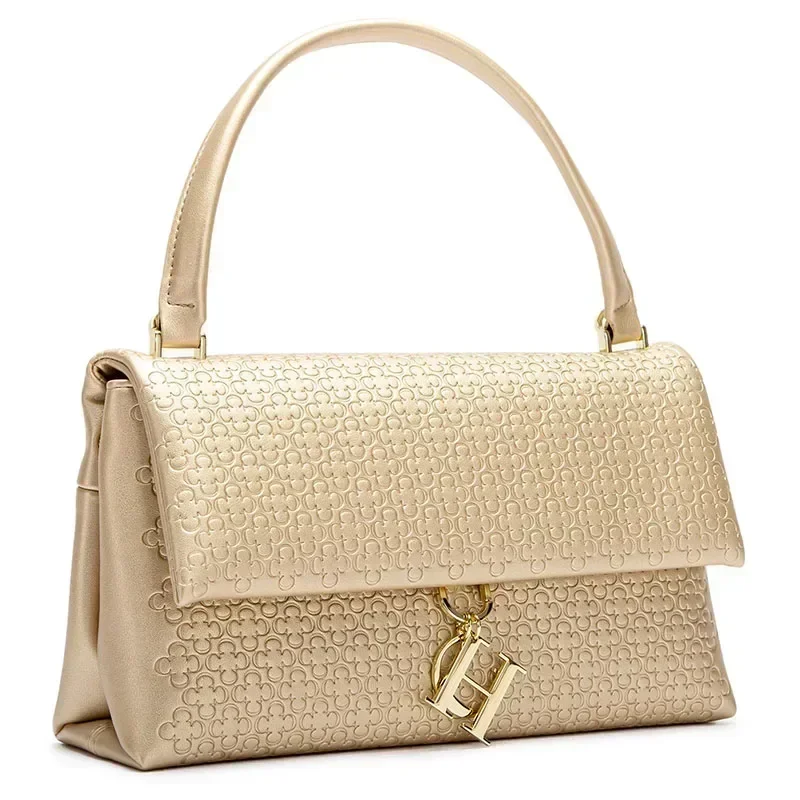 우아한 핸드백 모노그램 엠보싱 금속 브랜드 펜던트 탑  - Structured Handbag Top Handle 리뷰 및 가격