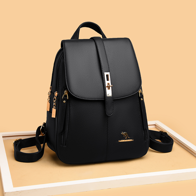 여성용 럭셔리 가죽 배낭, A Dos 캐주얼 데이팩,  - Luxury Bags With Zipper 리뷰 및 가격
