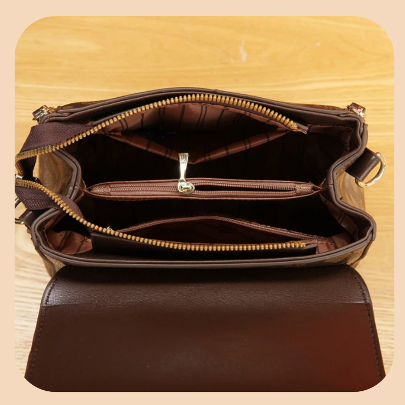 3피스 여성 가방 세트, 가벼운 럭셔리 프린트 여성 크 - Luxury Bags With Zipper 리뷰 및 가격
