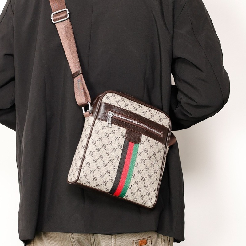 럭셔리 크로스바디 백 남성 패션 스트라이프 플래드 남성 - Luxury Bags Sling 리뷰 및 가격
