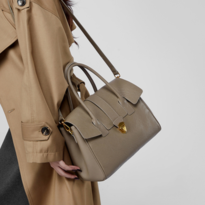BURMINSA 여성용 정품 가죽 탑 핸들 가방 레트로 - Structured Handbag Top Handle 리뷰 및 가격