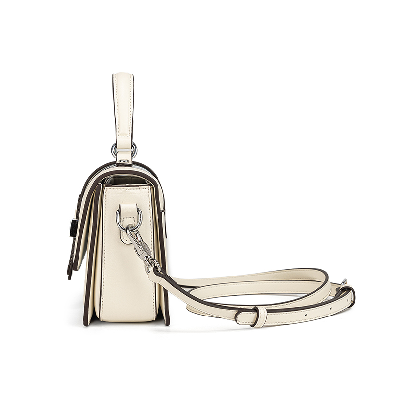 여성 블루 스네이크 프린트 레이스 패턴 핸드백 스트럭처 - Structured Handbag Top Handle 리뷰 및 가격